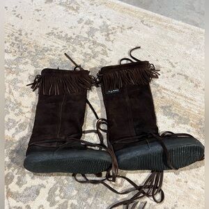 Steger Mukluks Kodiak Dark Brown Moosehide Boots